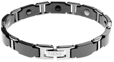 TIENS Ti-Energy Bracelet (Crystal Black, Men’s Edition)